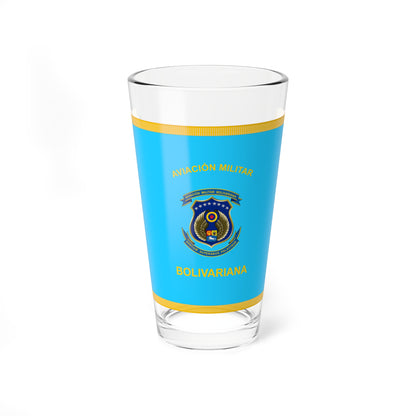 Flag of the Venezuelan Air Force (Venezuela) Pint Glass 16oz