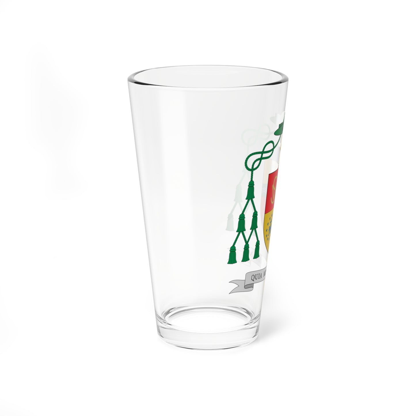 Escudo de Evaldo Carvalho dos Santos (Spain) (Coat of Arms) Pint Glass 16oz