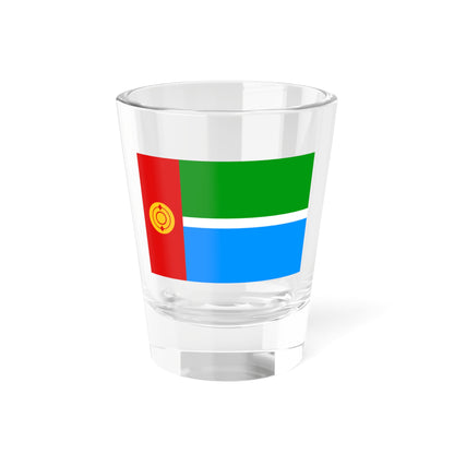 Flag of the Chulym People (Russia) Shot Glass 1.5oz