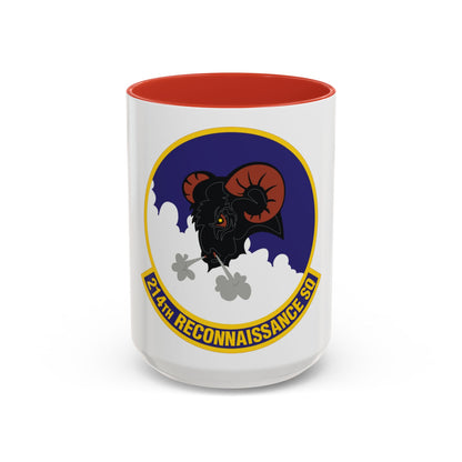 214th Reconnaissance Squadron (U.S. Air Force) Accent Coffee Mug