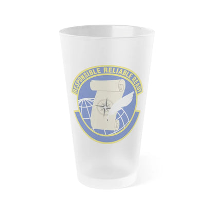 764 Enterprise Sourcing Squadron AFMC (U.S. Air Force) Frosted Pint Glass 16oz-16oz-Frosted-Go Mug Yourself