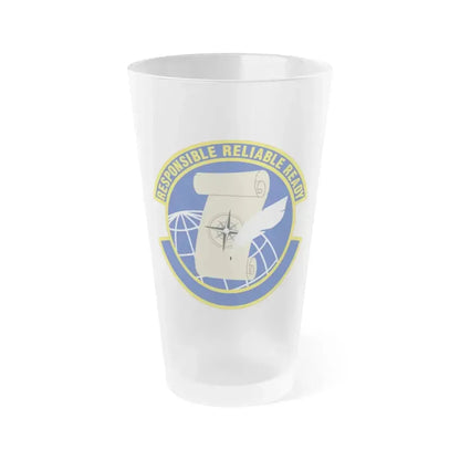 764 Enterprise Sourcing Squadron AFMC (U.S. Air Force) Frosted Pint Glass 16oz 16oz Frosted - Go Mug Yourself