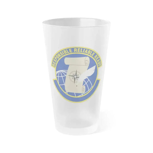 764 Enterprise Sourcing Squadron AFMC (U.S. Air Force) Frosted Pint Glass 16oz 16oz Frosted - Go Mug Yourself