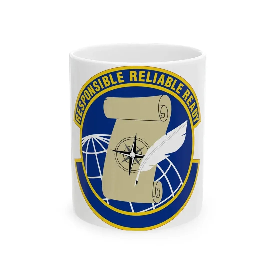 764 Enterprise Sourcing Squadron AFMC (U.S. Air Force) White Coffee Mug 11oz - Go Mug Yourself