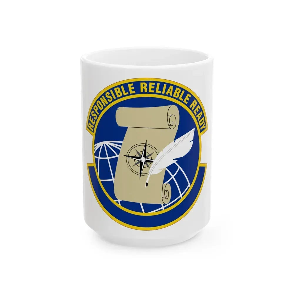 764 Enterprise Sourcing Squadron AFMC (U.S. Air Force) White Coffee Mug 15oz - Go Mug Yourself