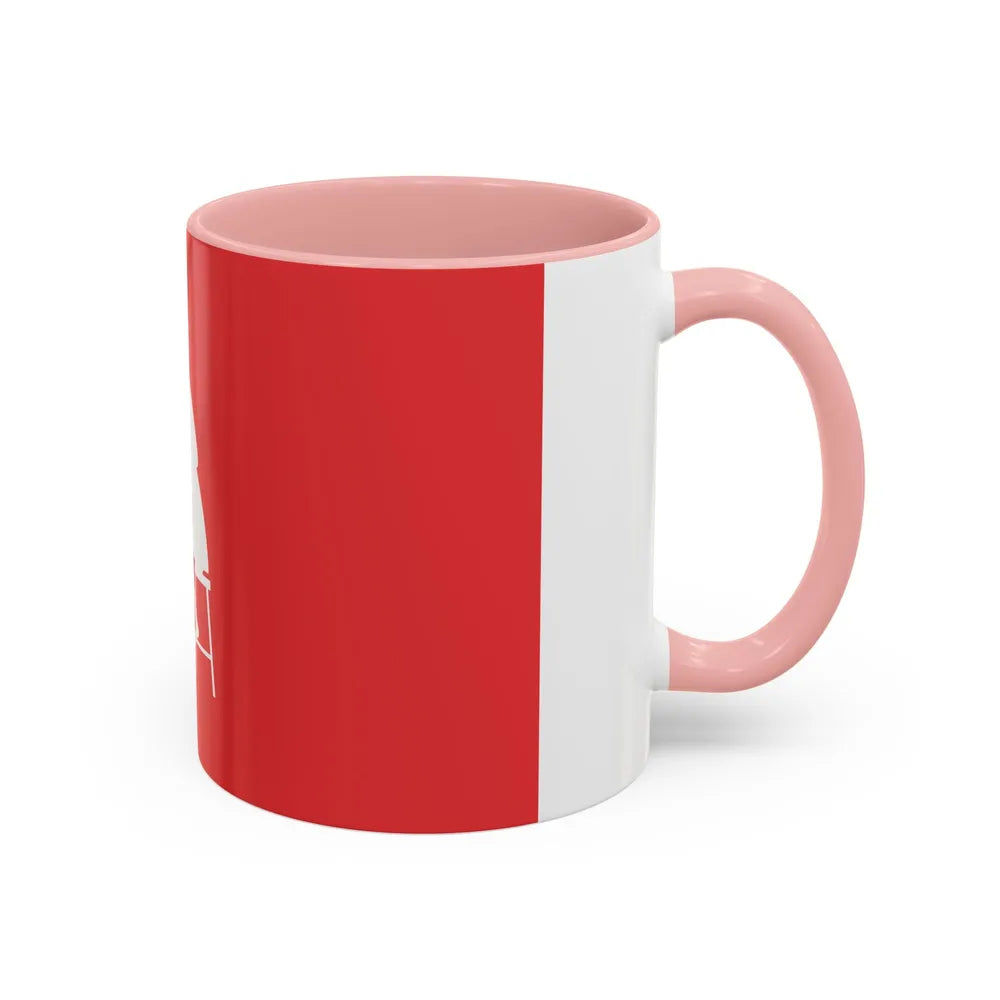 Flag of Horningsea UK - Accent Coffee Mug-Go Mug Yourself