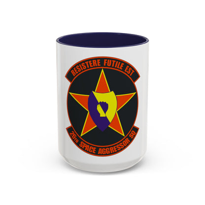 26th Space Aggressor Squadron (U.S. Air Force) Accent Coffee Mug