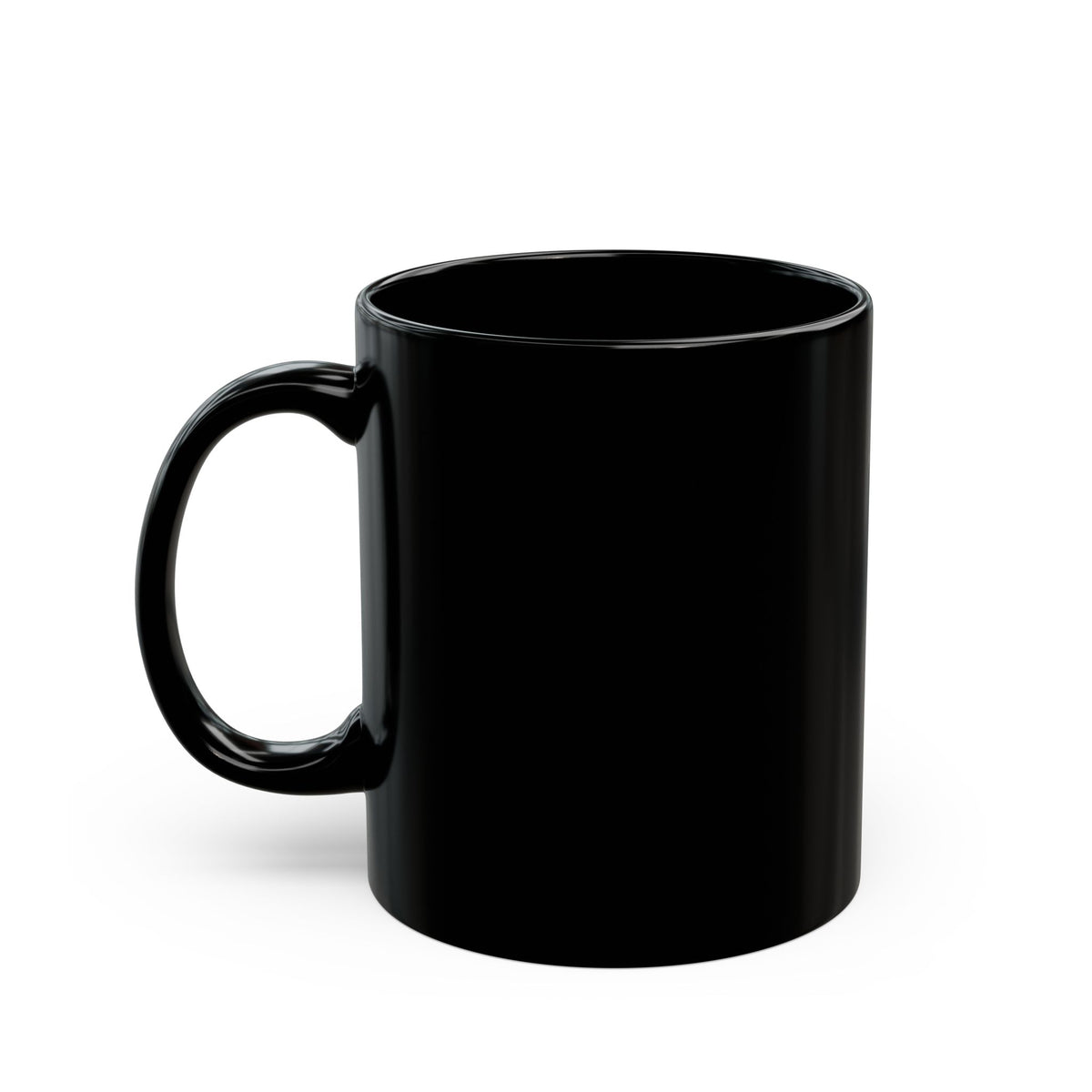 Portrait Of Abraham Lincoln Attached To Black Ribbon (U.S. Civil War) Black Coffee Mug