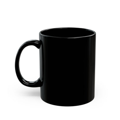 Portrait Of Abraham Lincoln Attached To Black Ribbon (U.S. Civil War) Black Coffee Mug