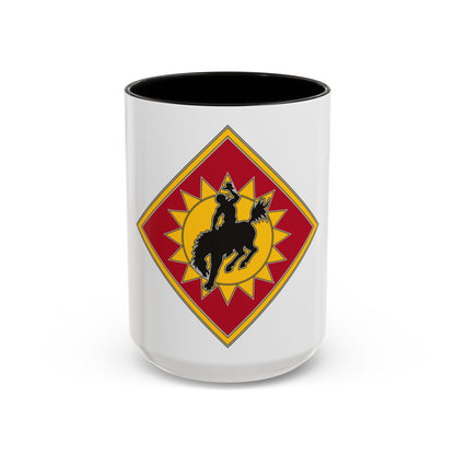 115th Field Artillery Brigade (U.S. Army) Accent Coffee Mug