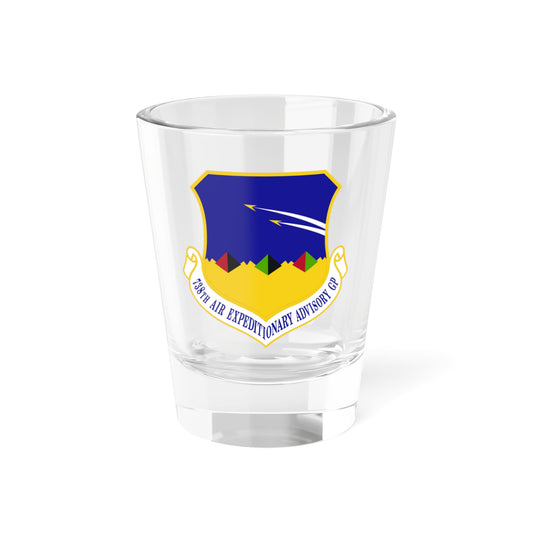 Verre à liqueur du 738e groupe consultatif expéditionnaire aérien (US Air Force) 1,5 oz