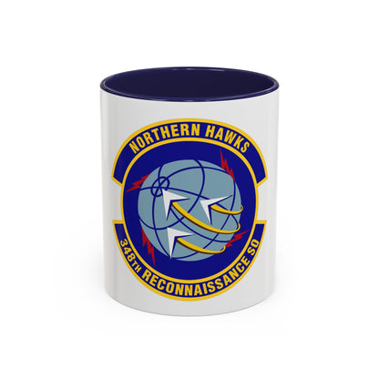 348th Reconnaissance Squadron (U.S. Air Force) Accent Coffee Mug