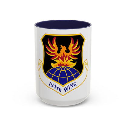 194th Wing (U.S. Air Force) Accent Coffee Mug