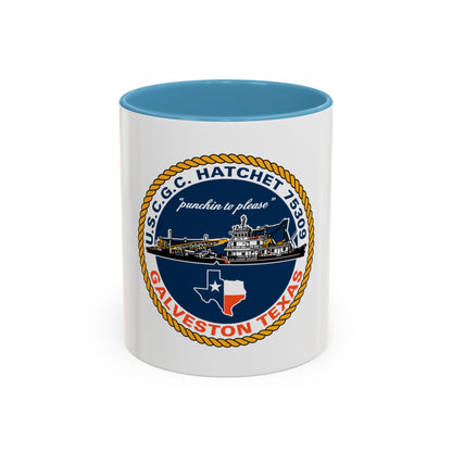 USCGC Hatchet 75309 Galveston TX (U.S. Coast Guard) Accent Coffee Mug