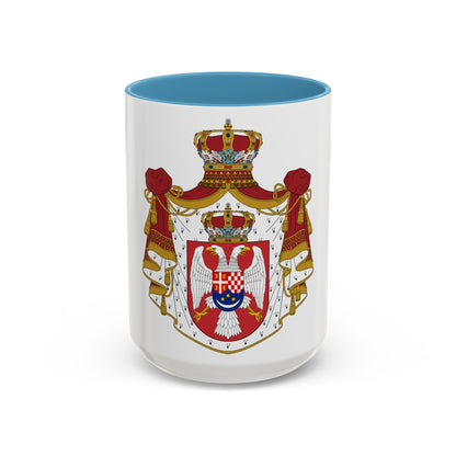 Coat of arms of the Kingdom of Yugoslavia - Accent Coffee Mug