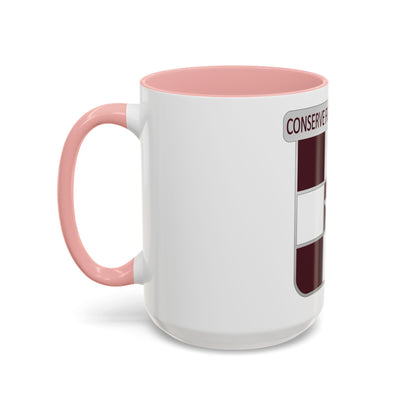 55 Medical Group (U.S. Army) Accent Coffee Mug