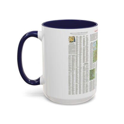 USA - Scenic Treasures and Historic Sites (1966) (Map) Accent Coffee Mug