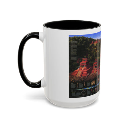 North America - The Mesoamericans (1997) (Map) Accent Coffee Mug