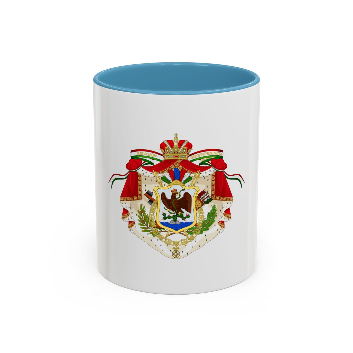 Coat of Arms of the First Mexican Empire - Accent Coffee Mug