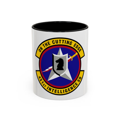 451 Intelligence Squadron ACC (U.S. Air Force) Accent Coffee Mug