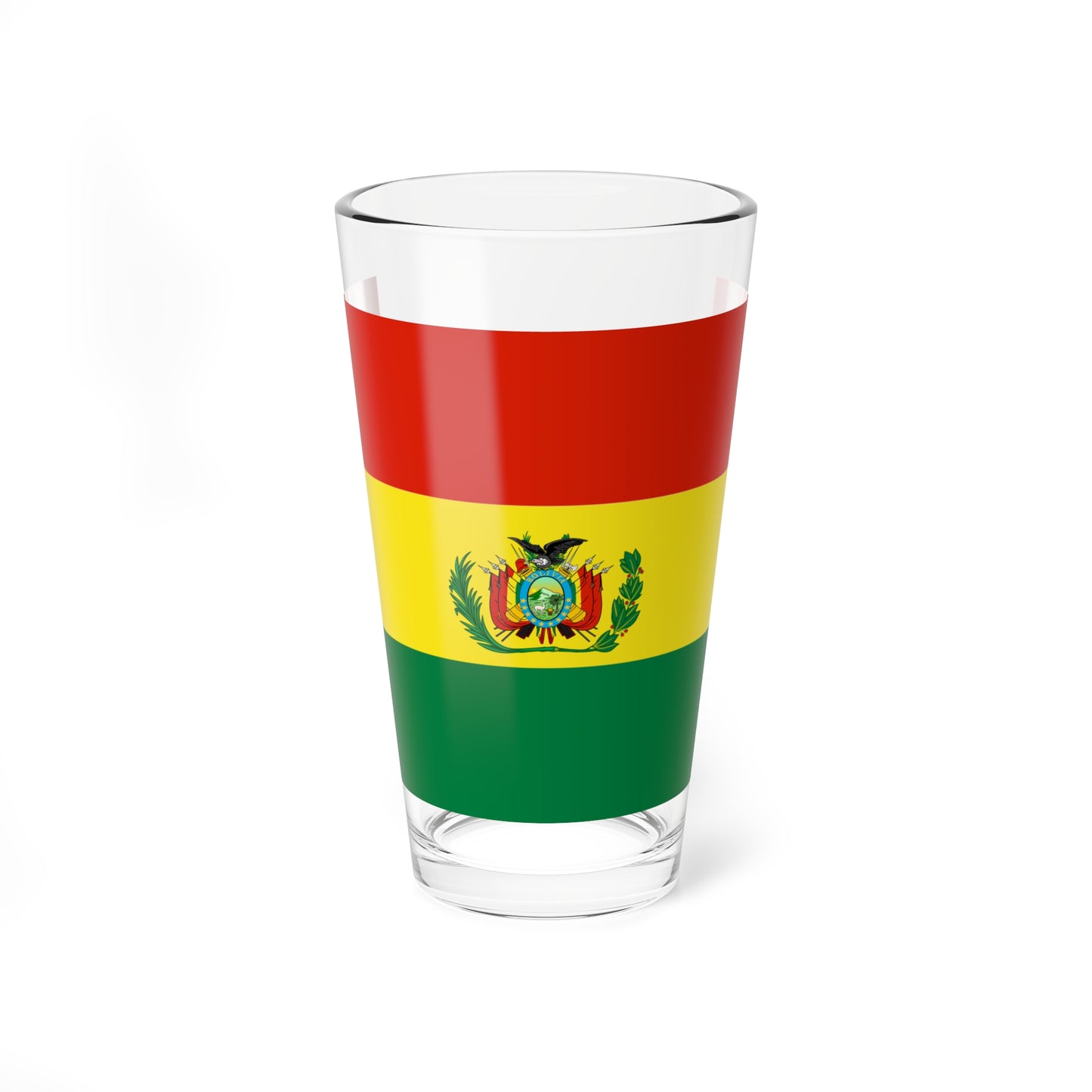 Flag of Bolivia military (Bolivia) Pint Glass 16oz