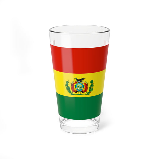 Flag of Bolivia military (Bolivia) Pint Glass 16oz