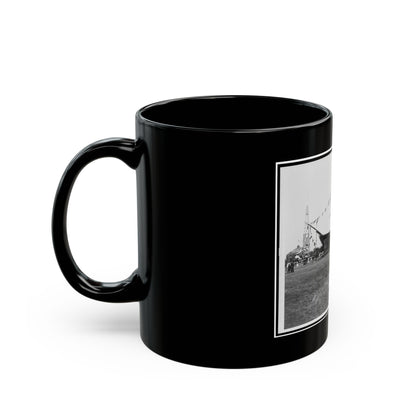 Encampment Of The G.A.R. In Washington, D.C., With Replica Of Ship (U.S. Civil War) Black Coffee Mug