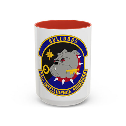 35 Intelligence Squadron AFISRA (U.S. Air Force) Accent Coffee Mug