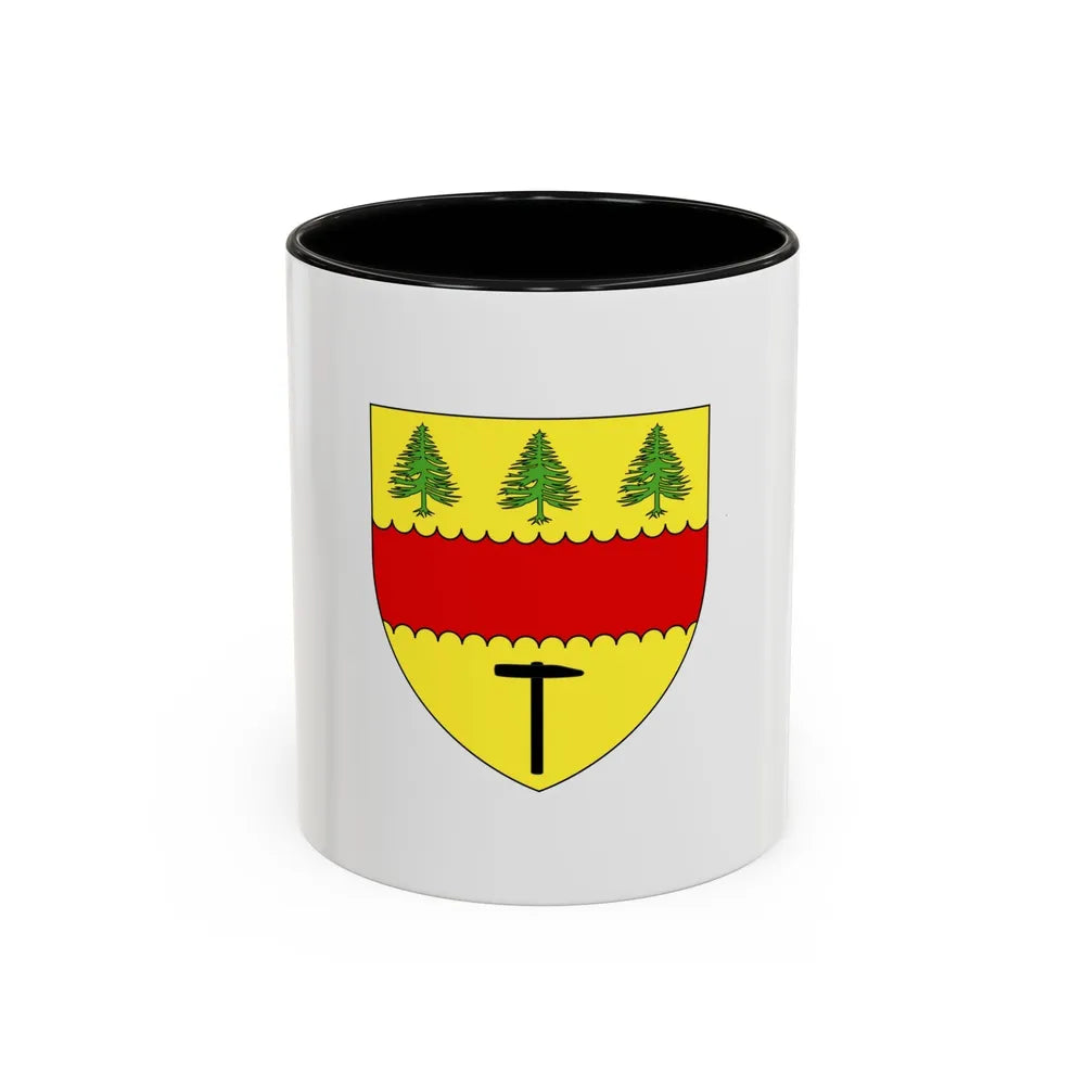 Flag of Chibougamau Canada - Accent Coffee Mug-11oz-Black-Go Mug Yourself