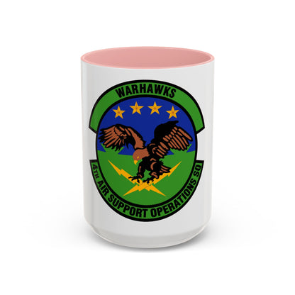 4 Air Support Operations Sq USAFE (U.S. Air Force) Accent Coffee Mug