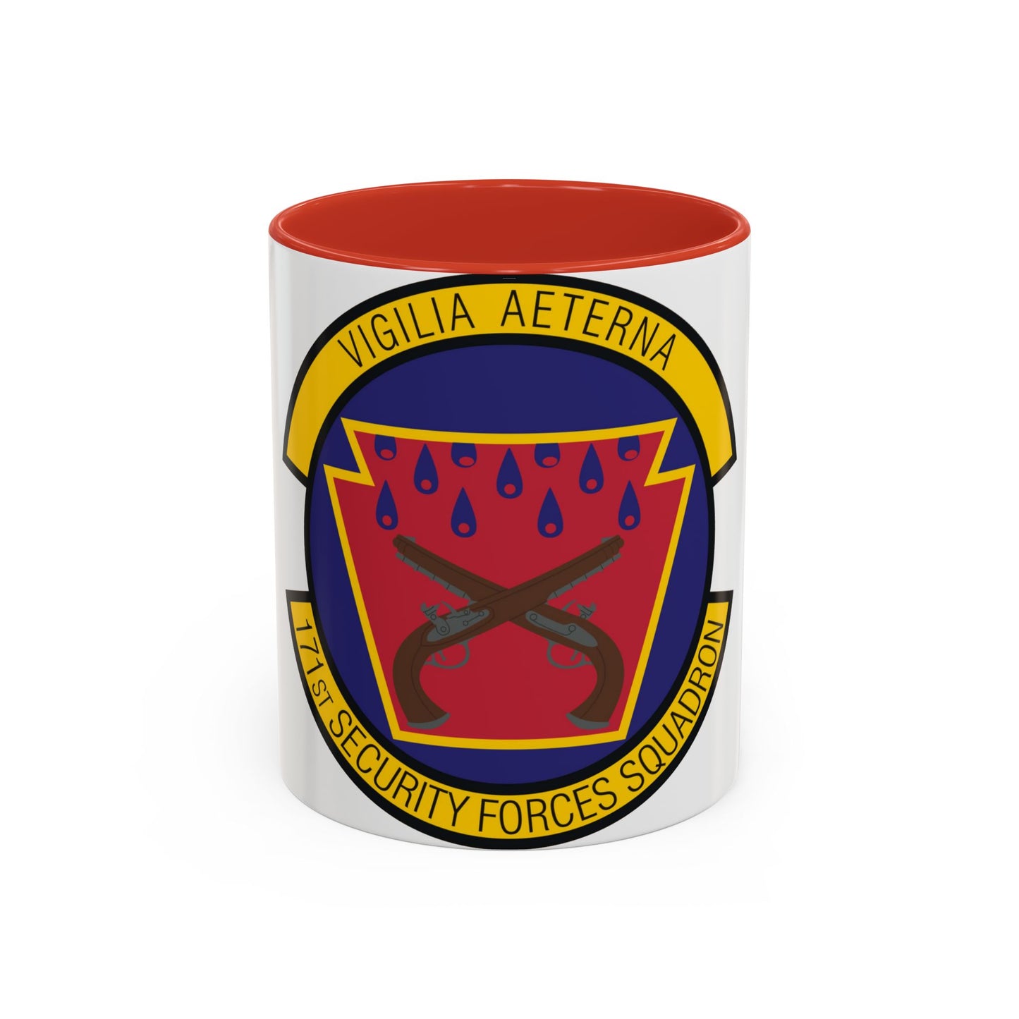 171st Security Forces Squadron (U.S. Air Force) Accent Coffee Mug