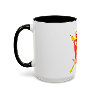 Coat of arms of the Norwegian Armed Forces - Accent Coffee Mug