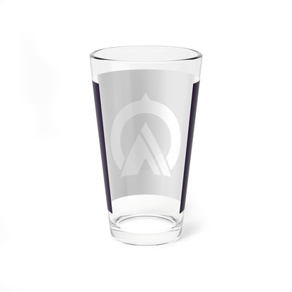Flag of Urausu Hokkaido (Japan) Pint Glass 16oz