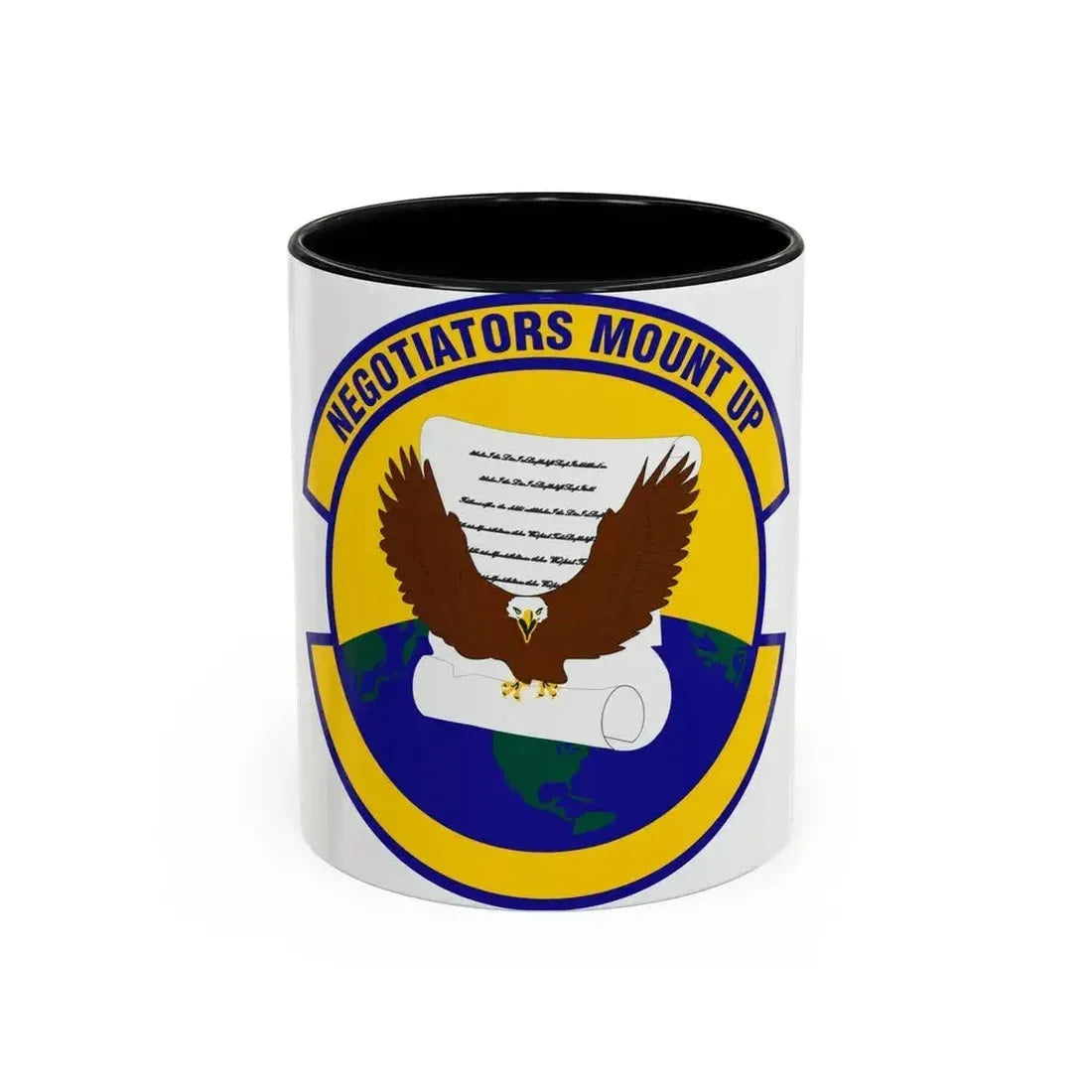 766 Enterprise Sourcing Squadron AFMC (U.S. Air Force) Accent Coffee Mug 11oz Black - Go Mug Yourself