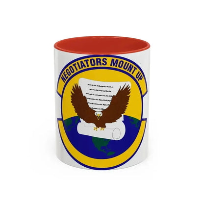 766 Enterprise Sourcing Squadron AFMC (U.S. Air Force) Accent Coffee Mug 11oz Red - Go Mug Yourself
