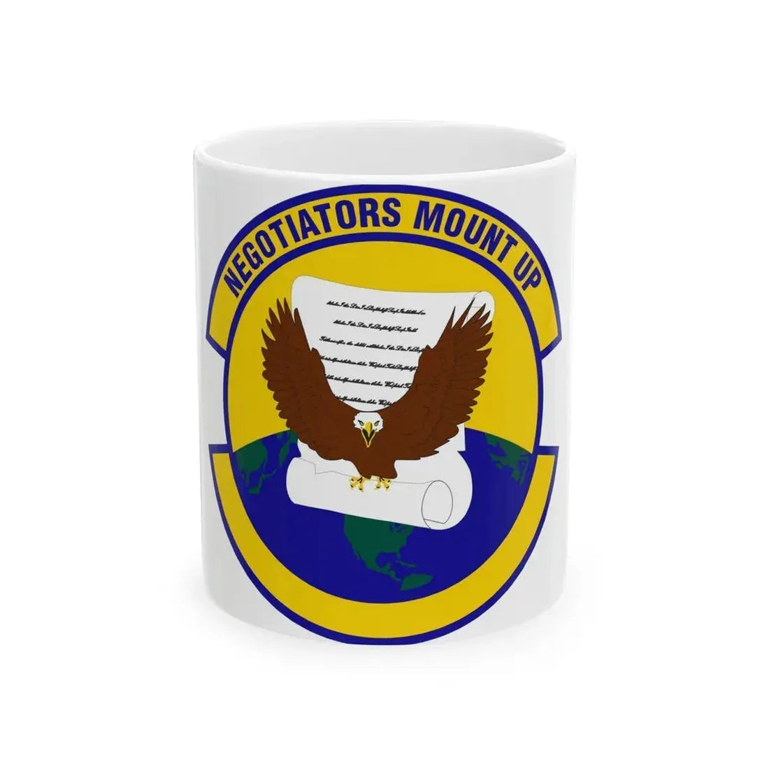 766 Enterprise Sourcing Squadron AFMC (U.S. Air Force) White Coffee Mug - Go Mug Yourself