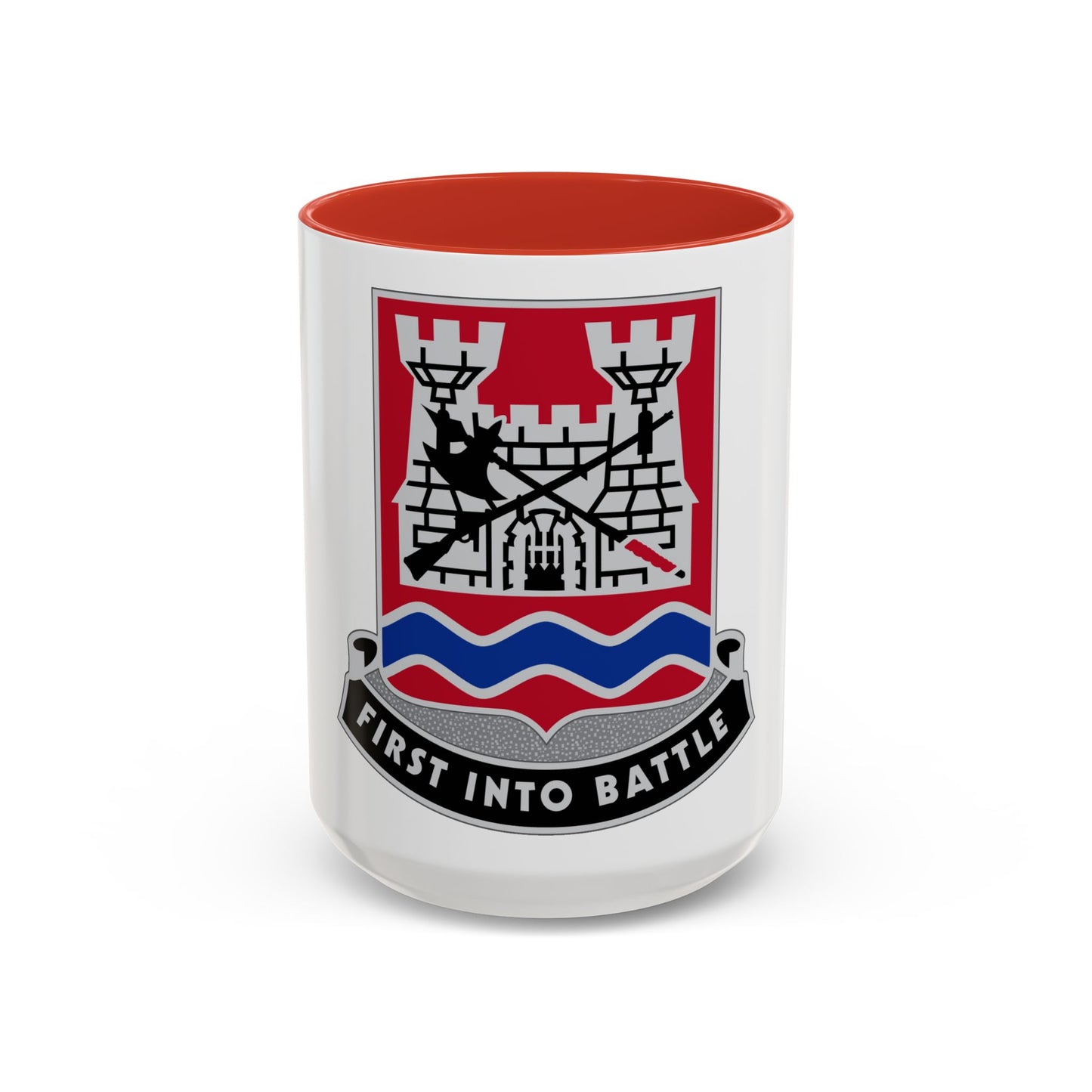 898 Engineer Battalion (U.S. Army) Accent Coffee Mug
