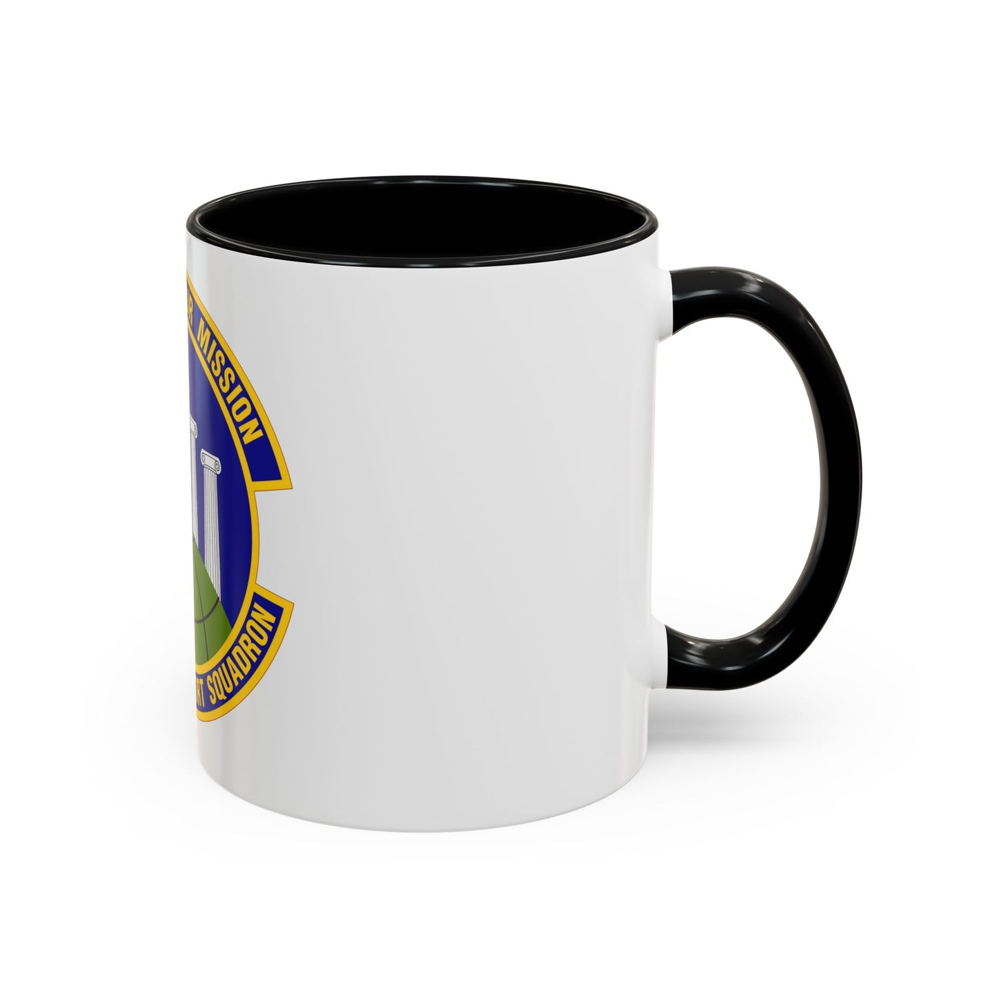 460 Force Support Squadron AFSPC (U.S. Air Force) Accent Coffee Mug