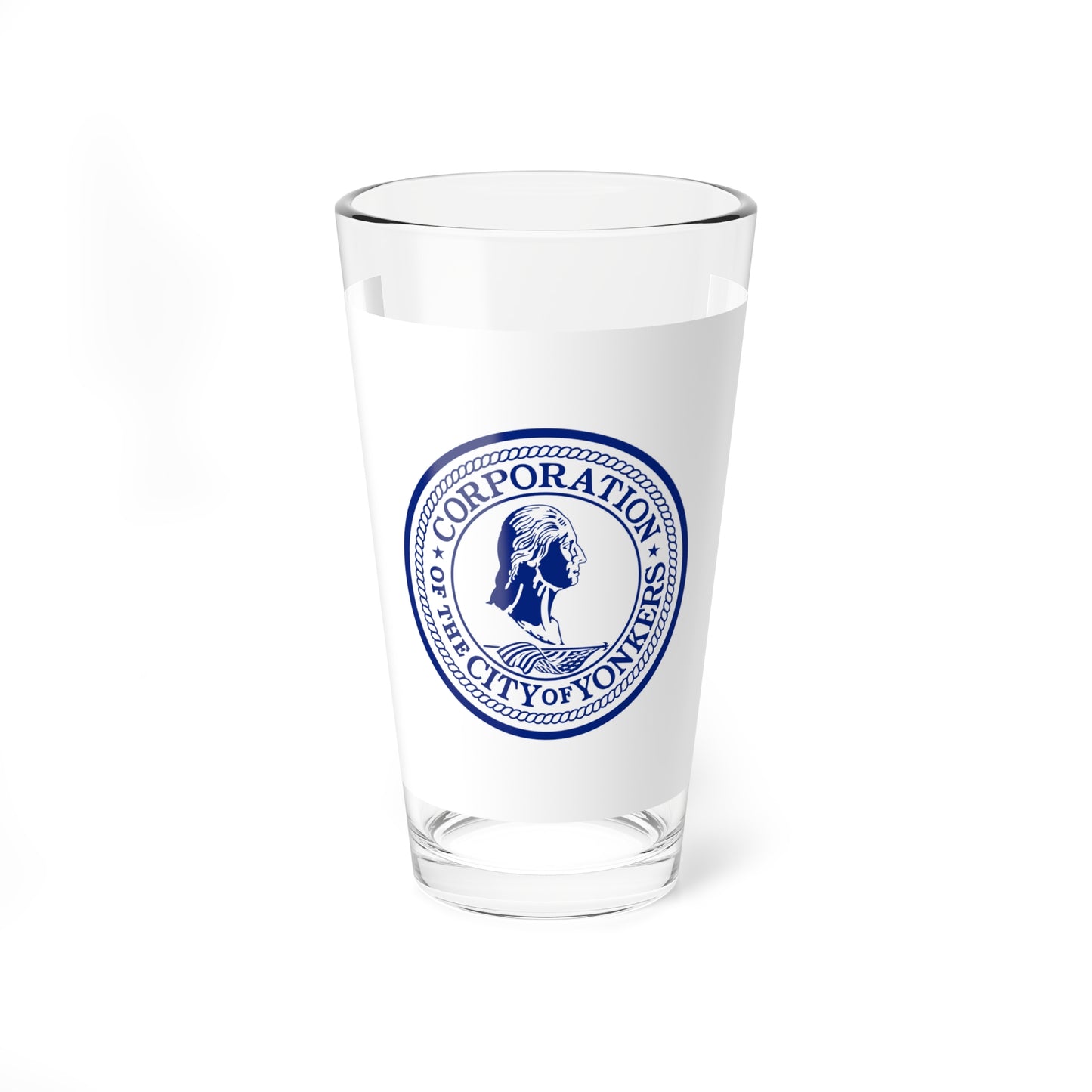 Flag of Yonkers, New York - Pint Glass 16oz