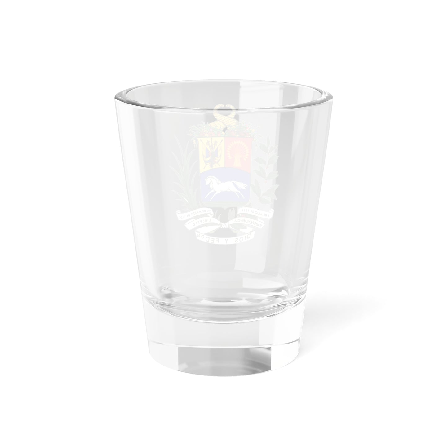 Escudo de Venezuela 1905-1930 (United States) (Coat of Arms) Shot Glass 1.5oz