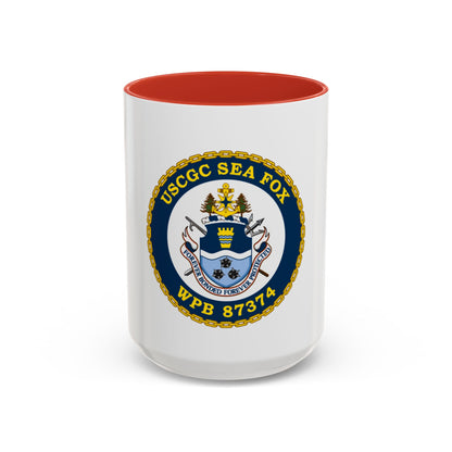 USCGC Sea Fox WPB 87374 2 (U.S. Coast Guard) Accent Coffee Mug