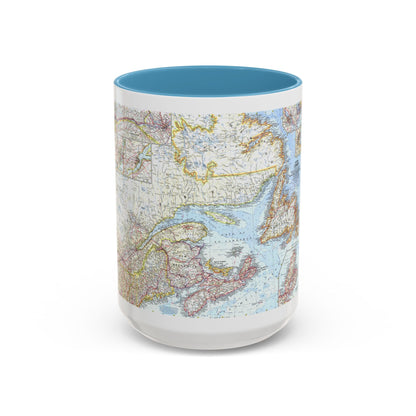 Canada - Eastern (1967) (Map) Accent Coffee Mug