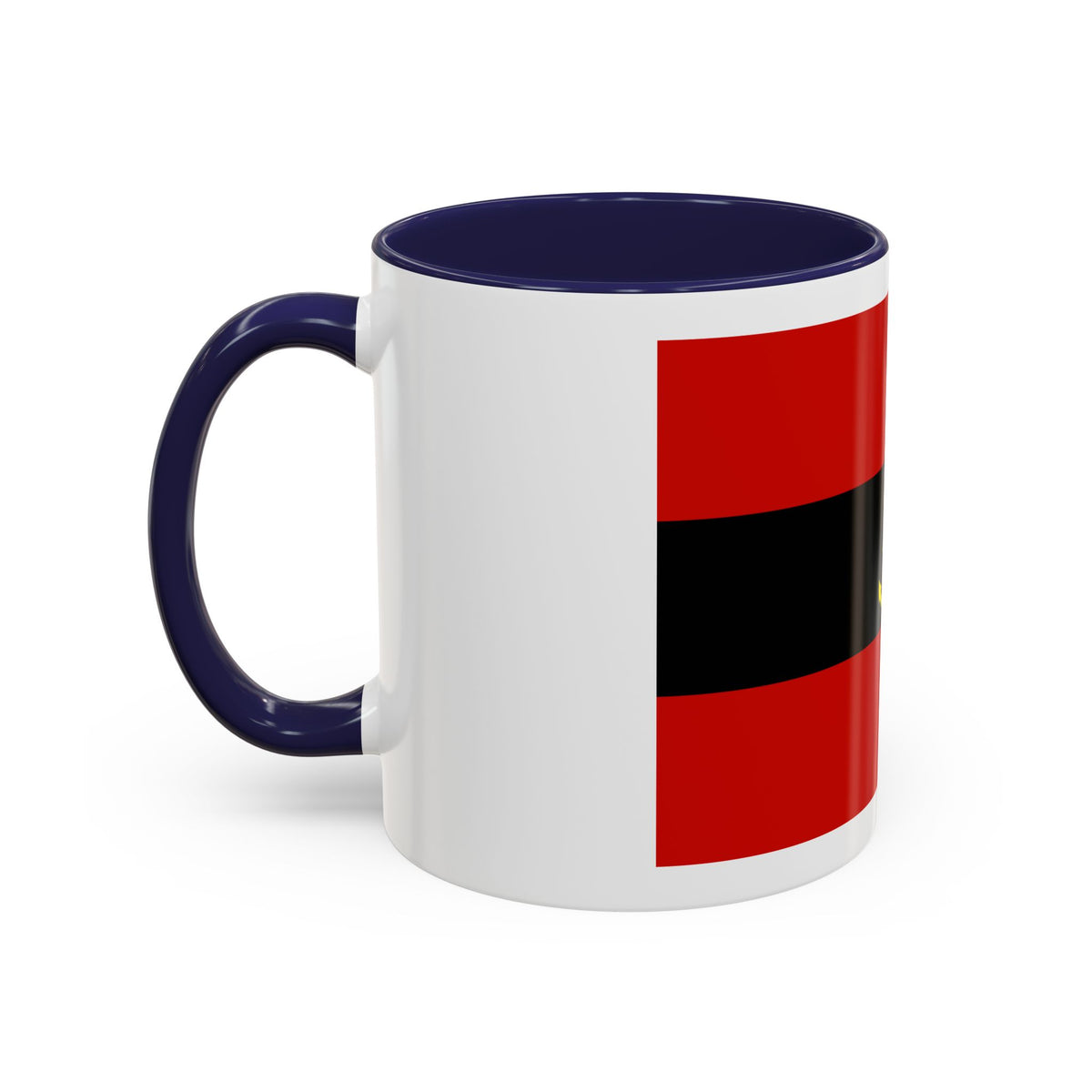 Naval Ensign of Albania 1946 to 1954 - Accent Coffee Mug