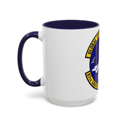 87 Logistics Readiness Squadron AMC (U.S. Air Force) Accent Coffee Mug