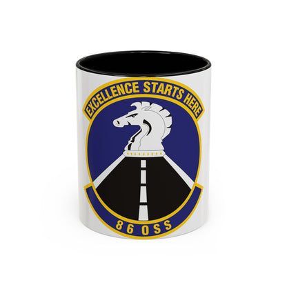 86th Operations Support Squadron (U.S. Air Force) Accent Coffee Mug