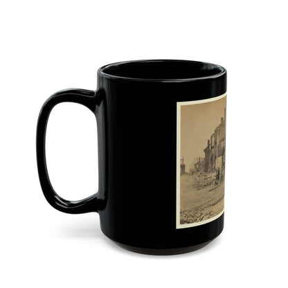 Ruins In Richmond, Va. (U.S. Civil War) Black Coffee Mug