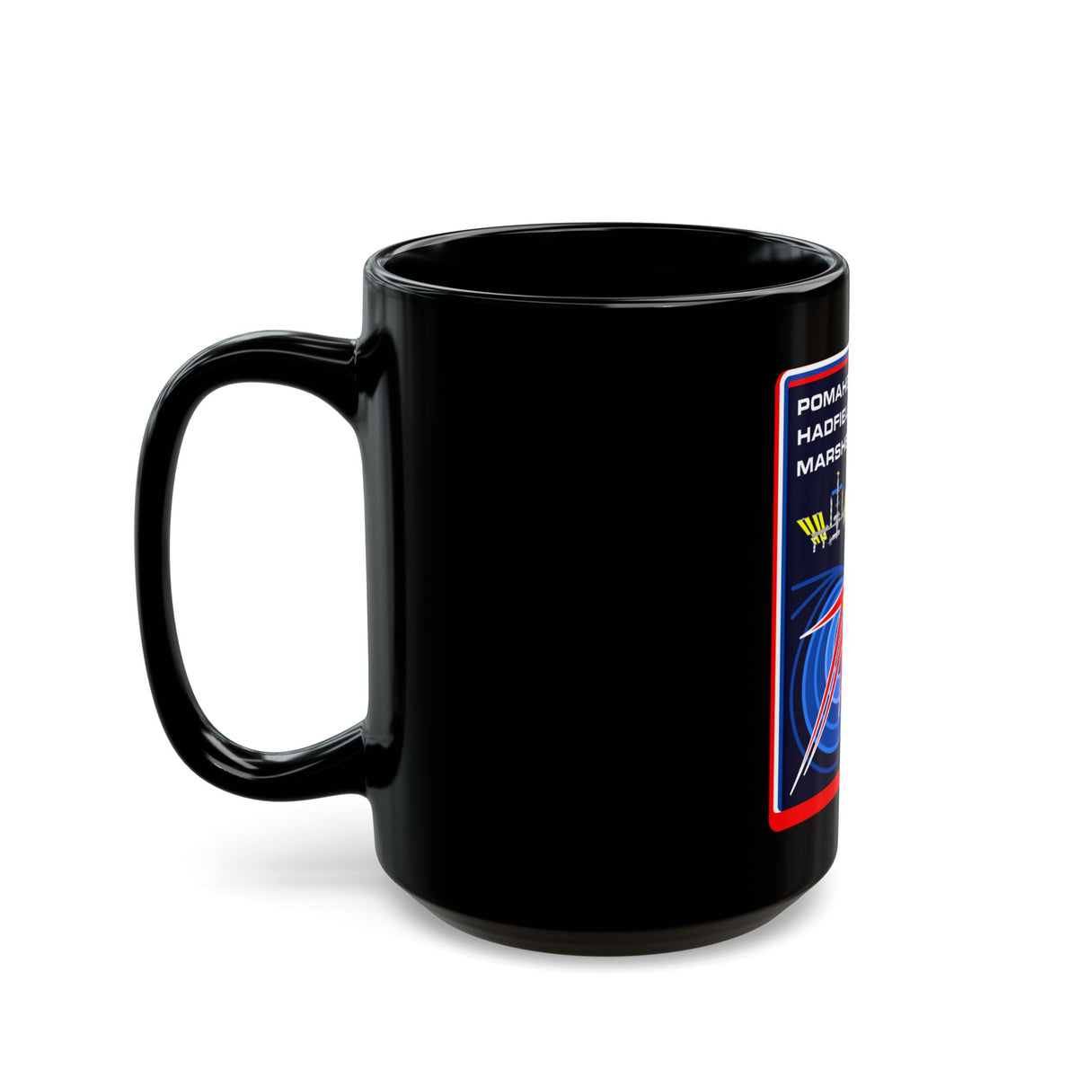 Soyuz TMA-07M (Soyuz Programme) Black Coffee Mug