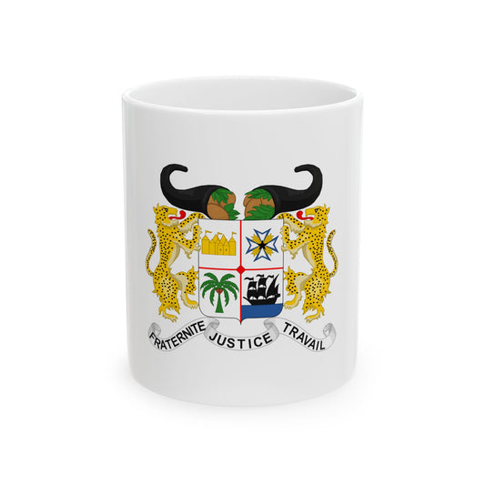 Coat of arms of Benin - White Coffee Mug
