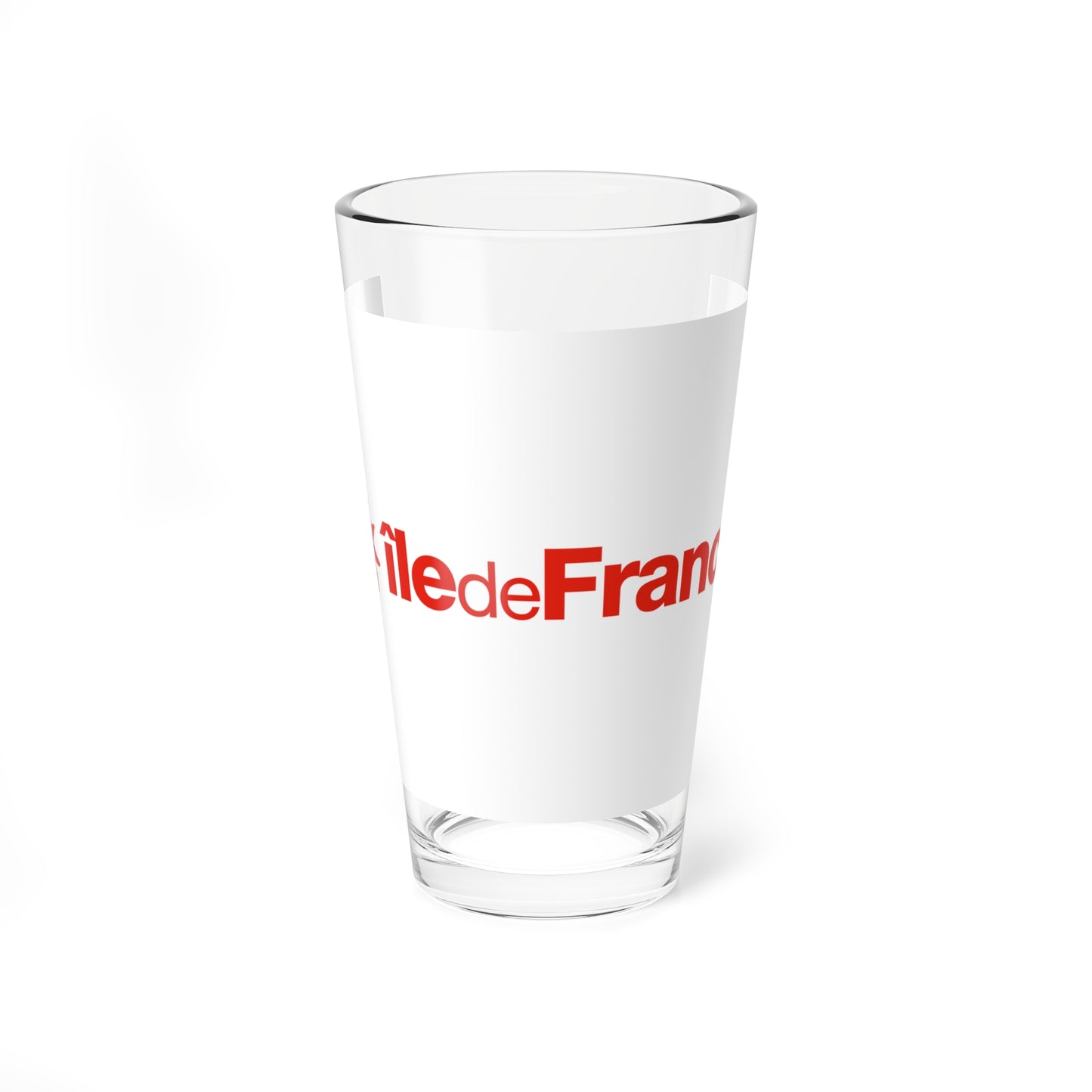 Flag of the Ile-de-France Region (France) Pint Glass 16oz