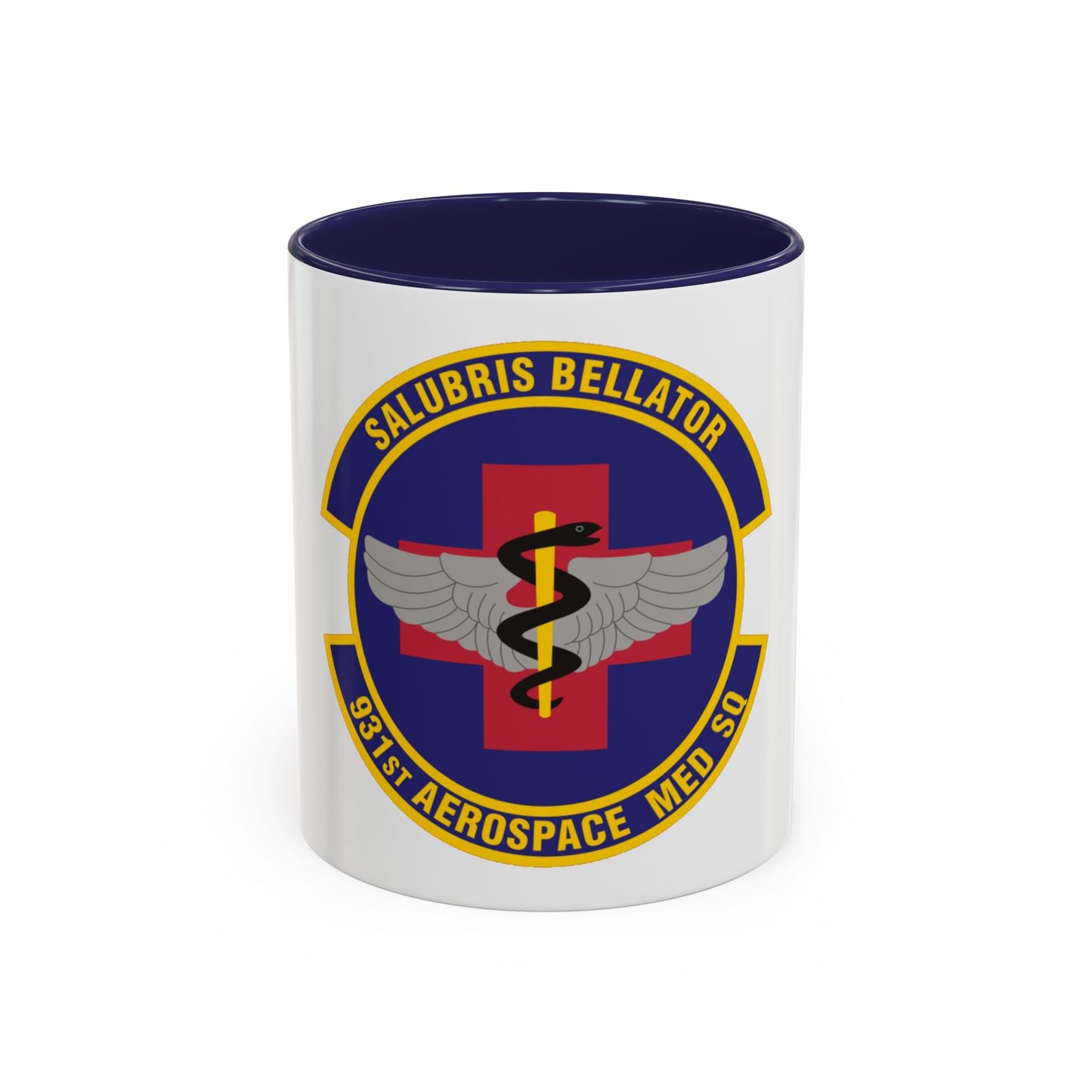 931 Aerospace Medicine Squadron AFRC (U.S. Air Force) Accent Coffee Mug